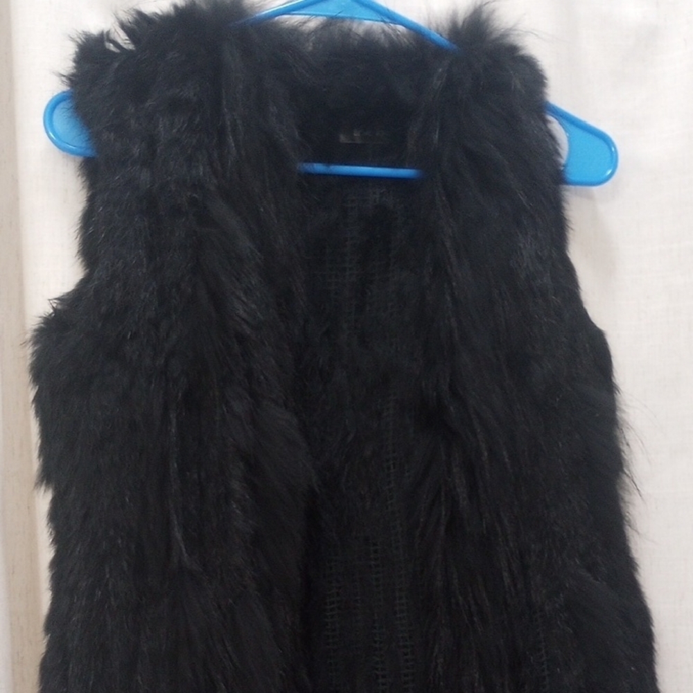 Real Fur Love Token Small Fur Vest New Without Tags! Excellent Condition NWOT